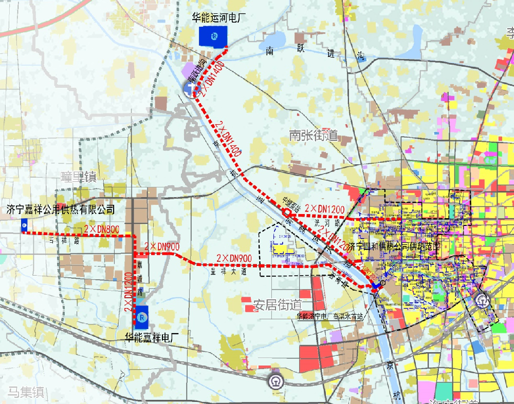 �����ĺ͹������޹�˾��Դ��Q����DN1400����ܾW(w��ng)�OӋ(�Lݔ�ܾW(w��ng)��